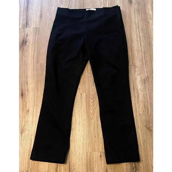 MM Lafleur Wms Sz 16 Black Powerstretch The Foster Pants Straight-Leg Workwear - Picture 2 of 9